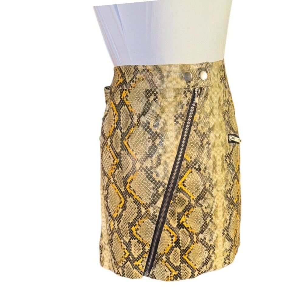 Fashion Nova Slither Over Here Snake Print Skirt Women Size XL - Picture 2 of 8